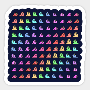 Party Parrot Rainbow Sticker